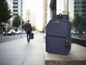 Zaino da uomo in nylon 20-39L, resistente all'acqua, con scomparto per laptop, spallacci, colore unico - Product Image 2