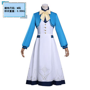 <span class=keywords><strong>Le</strong></span> <span class=keywords><strong>Secret</strong></span> de l'Écho Silencieux Ensemble de Cosplay en Polyester pour Femmes Late Yami Cos Robe Monica Costume de Performance Bidimensionnel - Product Image 2