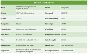 Mini moto électrique <span class=keywords><strong>1300w</strong></span>, moto tout-terrain électrique, batterie au lithium 48V 13AH, moto électrique de cross, pit bikes électriques - Product Image 6