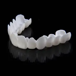 แผ่นครอบฟันปลอมบนล่างสุดสำหรับใส่ฟันยิ้มได้อย่างสมบูรณ์แบบ,ที่ครอบฟันปลอมปรับแต่งฉลากได้ตามต้องการ