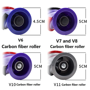 V6 V7 V8 V10 <span class=keywords><strong>V11</strong></span> rouleau <span class=keywords><strong>brosse</strong></span> <span class=keywords><strong>tapis</strong></span> <span class=keywords><strong>brosse</strong></span> <span class=keywords><strong>brosse</strong></span> de nettoyage pour Dysons aspirateur pièces de rechange accessoires - Product Image 5
