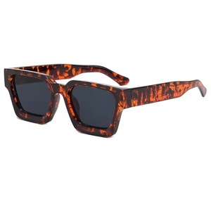 2025 New Fashion Eyewear Glasses Acrylic Lenses PC Lightweight Frame Outdoor Square <b>Sunglasses</b> for Men - Product Image 3