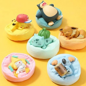 Set 6 Handmade PVC Action Figure Models <strong>Video</strong> <strong>Game</strong> Anime <strong>Character</strong> Sleeping Pose POKE Durable Plastic Cartoon Japan Collectible - Product Image 1