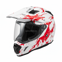 Nouveau casque de moto intégral en ABS avec double visière pour hommes et femmes, double usage électrique, toutes saisons, certifié CCC