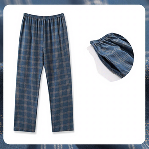 <span class=keywords><strong>Pantaloni</strong></span> da <span class=keywords><strong>Pigiama</strong></span> in Puro <span class=keywords><strong>Cotone</strong></span> per <span class=keywords><strong>Uomo</strong></span>, Semplici, Casual, Comodi, Abbigliamento da Casa, <span class=keywords><strong>Pantaloni</strong></span> a Quadri per <span class=keywords><strong>UOMO</strong></span> - Product Image 5