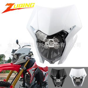 ชุดไฟหน้ารถมอเตอร์ไซค์ Zuqing Crf150L แบบ LED Ghost Face สีดำขาว - Product Image 1