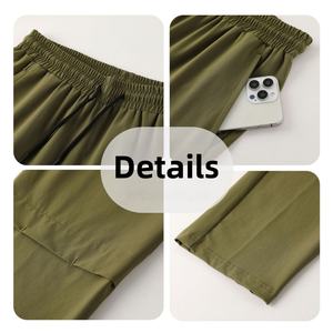 กางเกงวิ่งออกกำลังกายผู้ชายแบบแห้งเร็ว ยืดหยุ่นสูง สำหรับกิจกรรมกลางแจ้ง สวมใส่สบาย ระบายเหงื่อได้ดี และกันน้ำ - Product Image 3