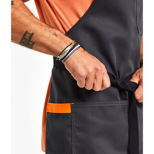<span class=keywords><strong>Grembiule</strong></span> in cotone personalizzato utensili cameriere maschio cucina personalizzata barista catering tè al latte abiti da lavoro speciali - Product Image 6