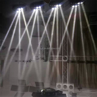 RGBW 8 ojos LED araña luz DJ Disco Night Club KTV pub fiesta LED araña luz sharpy haz de luz con cabezal móvil