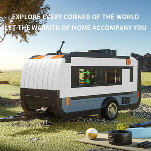 66117 Creative TRAVEL TAILER, Bloques de Construcción, Modelo de Coche, Juguete Educativo de Plástico para Niños, Set de Bloques de Construcción, Regalo, Venta al Por Mayor - Product Image 5