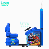 Machine de jeu de course de motos à deux joueurs, à monnayeur, pour lieux de divertissement, avec châssis d'équipement de jeu vidéo de grande taille