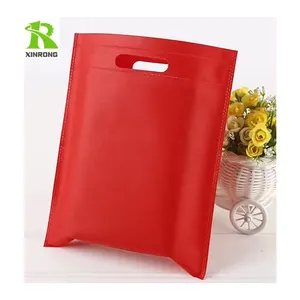 Servizio OEM prezzo economico borsa per il trasporto riciclabile d cut borsa per il marketing in tessuto non tessuto