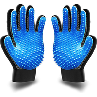 Gants en silicone pour le nettoyage des poils des chats et des chiens, gants en caoutchouc pour le toilettage des poils des chats et des chiens