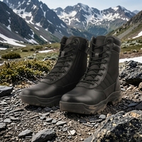 Bottes de randonnée tactiques unisexes de haute qualité, avec coutures apparentes, tige en microfibre, semelle intermédiaire en caoutchouc, semelle extérieure imperméable, toutes saisons