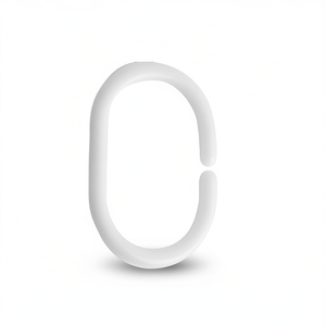 Ganchos para cortina de ducha, 12 unidades, diámetro 30 mm, longitud 9 cm, ancho 4 cm, altura 18 cm, para uso en el baño - Product Image 2