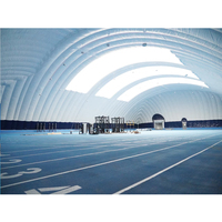 Couverture de terrain de football gonflable résistante aux UV, dôme gonflable de haute qualité pour terrain de tennis, terrain de paddle
