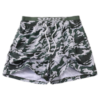 Hoge kwaliteit Shark One Plus heren zwembroeken gepersonaliseerde digitale print blauwe camouflage groothandel waterdicht snel drogend strandkleding