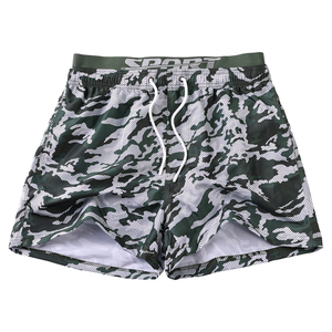 Di alta qualità all'ingrosso personalizzato stampa digitale blu mimetico pantaloncini da spiaggia impermeabili da uomo pantaloncini da bagno per adulti - Product Image 3
