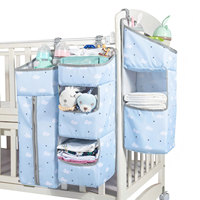 Organisateur de couches amovible pour table à langer, panier suspendu pour couches, empilable pour berceaux, parcs pour bébés, rangement mural pour essentiels de bébé