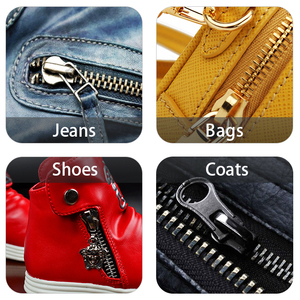 Factory Custom Gold Teeth Metal <strong>Zippers</strong> Auto Lock Close End Sliver <strong>Zipper</strong> Puller In Multiple Colors #3 #5 #8 Garments - Product Image 6