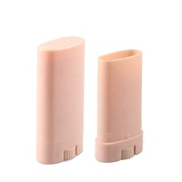 Mini conteneur de déodorant rond 15g 20g, bouteille d'emballage de déodorant avec forme ovale, vente en gros, pièces