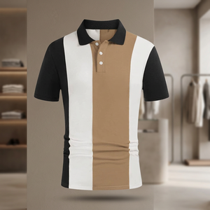 2025 Custom Embroidered Knitted for <b>Shirts</b> Wholesale Polyester/Cotton <b>T</b>-<b>Shirts</b> Loose Fit Golf for <b>Mens</b> Apparel Summer - Product Image 3