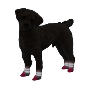 <span class=keywords><strong>4</strong></span> Piezas de Zapatos para Perros Pequeños, Botas para Cachorros, Reflectantes, Antideslizantes, Calcetines para Mascotas, Zapatillas Deportivas, Protector de Patas para Chihuahua Yorkshire - Product Image 6