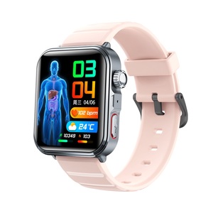 นาฬิกาอัจฉริยะ F330 สำหรับผู้หญิง หน้าจอ Full HD วัดคลื่นไฟฟ้าหัวใจ (ECG) แจ้งเตือน SOS ตรวจสุขภาพด้วยปุ่มเดียว ตรวจวัดองค์ประกอบร่างกาย - Product Image 1
