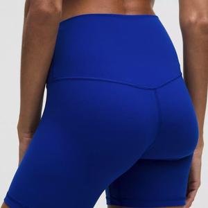 กางเกงยิมเอวสูงสำหรับผู้หญิง สีพื้น ฟรีไซส์ ยืดหยุ่นสูง ระบายอากาศได้ดี กางเกงโยคะแบบยกกระชับสะโพก สไตล์นักปั่นจักรยาน - Product Image 5