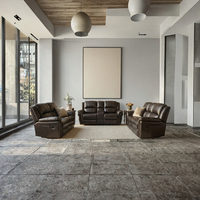 Frank Furniture – Ensemble de canapés inclinables 3+2+1 haut de gamme, convertible, rafraîchissant et extensible en tissu, idéal pour hôtels et salons – Meilleures ventes