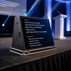 Nouveau téléprompteur avec support d'écran compatible Windows, <span class=keywords><strong>Mac</strong></span>, iOS, Android, logiciel de téléprompteur, contrôle par application, mise en miroir d'écran pour conférences et scènes - Product Image 2