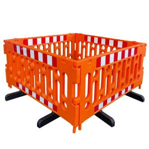 Giá rẻ đường lái xe bên đường xây dựng khu vực làm việc giao thông đám đông kiểm soát hàng rào giao thông Hàng rào nhựa - Product Image 5