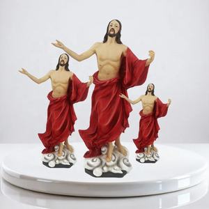 Figuras Religiosas Católicas de Resina Hechas a Mano y Pintadas a Mano, Recuerdos de Jesús Resucitado, Regalos de Año Nuevo, Venta al Por Mayor de Fábrica - Product Image 1