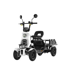 Scooter Eléctrico de 4 Ruedas, 48V 500W, Carga Máxima de 150 kg, Neumático de 13 Pulgadas, Scooter Tipo Carrito para Vegetales - Product Image 3