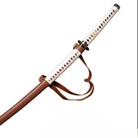 Popular Katana Decorativa Saya Marrón de 106 cm y 0.86 kg para Colección de Cosplay