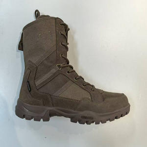TSB4 Nouvelle Version Bottes Tactiques de Montagne pour Hommes, Bottes de Désert Multi-Terrains, en Cuir de Vachette et Daim, Marron Coyote - Product Image 4