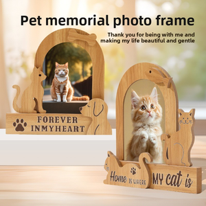 Set de Decoración con Temática de Gatos, Lindo Marco para Fotos de Mascotas y Exhibidor de Recuerdos para Cuarto de Bebé, Estudio o Entrada - Product Image 4