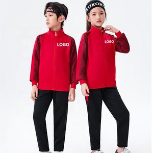 Venta al por mayor chándal de entrenamiento de fútbol niños equipo juvenil chándal chaqueta con cremallera Joggers hombre azul cálido deporte trajes Jogging conjunto - Product Image 5