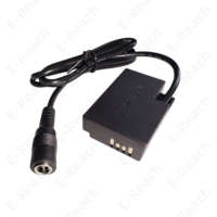 Adaptateur de batterie factice DR-E18 AC (prise UK/EU) pour chargeur d'appareil photo Canon EOS RP, 77D, 200D, 250D, 750D, 760D, 800D