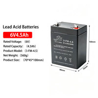 Batterie au plomb régulée par valve 6V 7Ah, 12V 7Ah 12Ah pour voiture électrique pour enfant, pulvérisateur, haut-parleur extérieur, lumière d'urgence