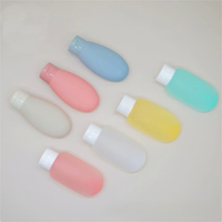 Vente chaude 100ml Voyage Vide PP Bouteille pour Shampooing Étanche Squeeze Bouteilles Cosmétiques En Plastique avec Flip Cap