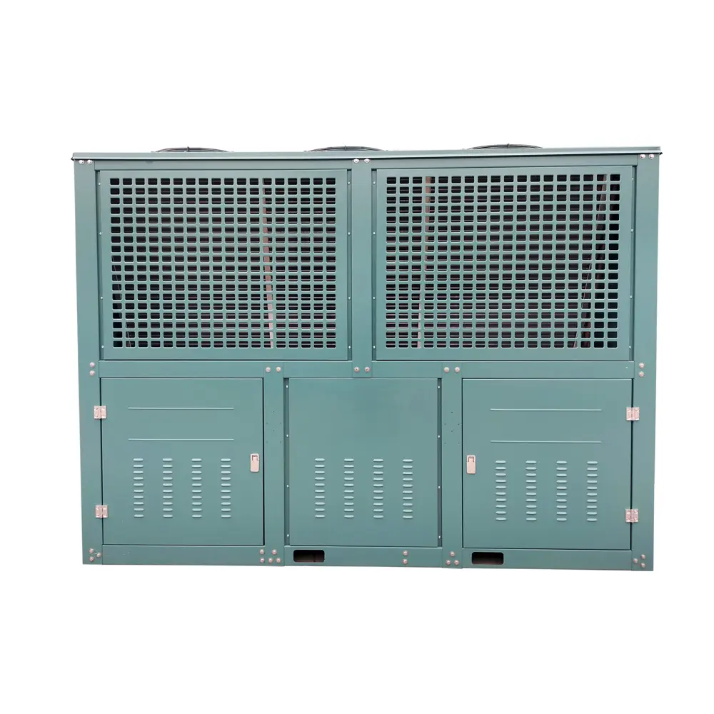 Condensador da unidade de ar condicionado e equipamento de refrigeração do módulo refrigerado a ar