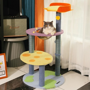 Neues Design Katzen turm Blume POST BOX Klettern Haus Sisal Cat Scratcher Klettern Haustier Kratz baum - Product Image 1