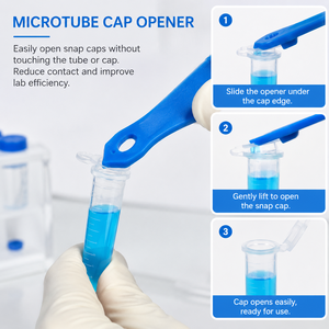 Llave abridora de tubos de centrífuga Degao, diseño de palanca para abrir sin esfuerzo tubos de microcentrífuga de 1.5/2 ml - Product Image 2
