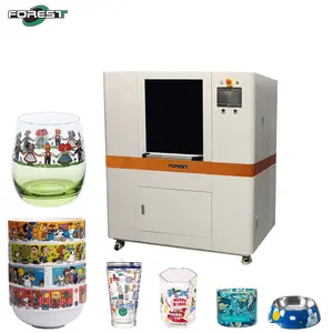 Environmentally friendly ink cylinder printer Curve high drop print 360 Rotary inkjet uv printer Bottle rotary printing