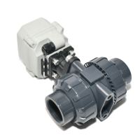 Petite Mini vanne électrique UPVC CR202 110V 220V 230V N/O Normalement OUVERT 2 voies Gaz Air Motorisé Vanne à ouverture rapide de deux secondes