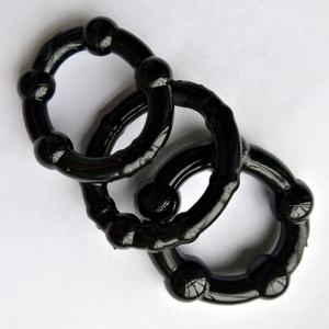 Großhandel Herren Weicher TPE Penisring Vibrierendes Sexspielzeug für Erwachsene zur Verzögerung der Ejakulation - Product Image 6