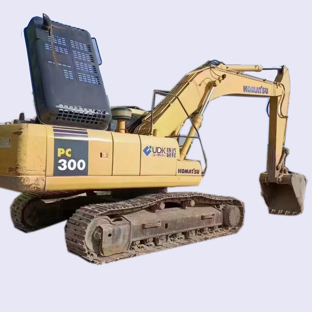 30ตันรถขุดมือสอง Komatsu เครื่องขุด PC300แบรนด์ญี่ปุ่นพร้อมเครื่องยนต์ yanmar