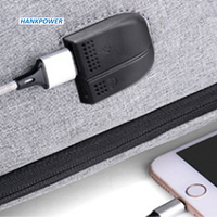 Kabel USB Eksternal 2 in 1 Pria ke Wanita untuk Tas, Port Ganda, Pabrik Cina
