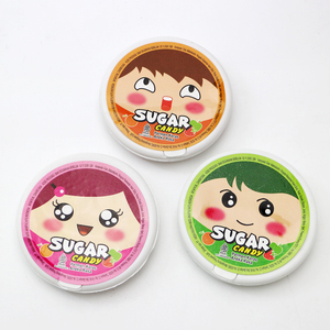 Halal Fruity <strong>Sugar</strong> Pressed Tablet <strong>Candy</strong> in a Circular Box - Product Image 3